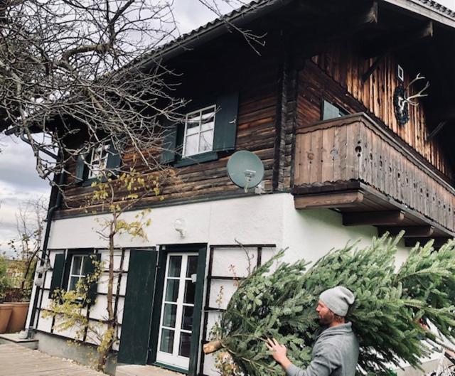 Forest Chalet, 15 Min To Salzburg Olt Town, And Most Beautiful Lakes, Secluded Location, 1,000 Sqm Garden, Mountainview, Panorama Sauna, Bath Whirlpool, Bbq&Bikes&Sunbeds For Free, Up To 10 P Golling an der Salzach Esterno foto